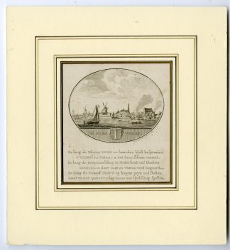 Antique Print-WEESP-PANORAMIC VIEW-Brouwer-Ollefen & Bakker-1793