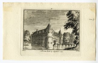 Antique Print-HET OUDE LOO CASTLE-APELDOORN-Spilman-de Beijer-1746