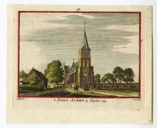 Antique Print-ZUTPHEN-ALMEN-GELDERLAND-Spilman-de Beijer-1746
