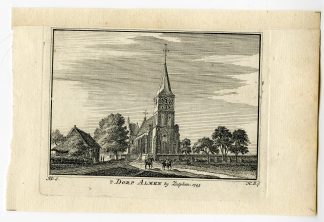 Antique Print-ZUTPHEN-ALMEN-GELDERLAND-Spilman-de Beijer-1746