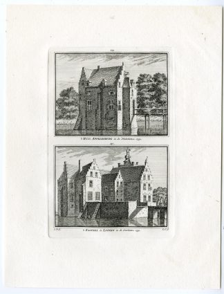 Antique Print-LOENEN CASTLE-APPELENBURG-OCHTEN-Spilman-de Beijer-1746