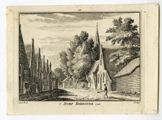 Antique Print-BERKENWOUDE-KRIMPENERWAARD-Spilman-de Beijer-1746