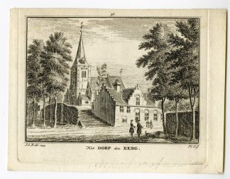 Antique Print-NEDERHORST DEN BERG-CHURCH-Spilman-de Beijer-1746