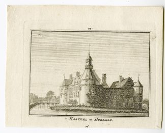 Antique Print-BORCULO CASTLE-BERKELLAND-Spilman-de Beijer-1746