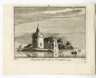 Antique Print-BYLAND CASTLE-SCHENKENSCHANZ-GERMANY-Spilman-de Beijer-1746