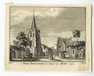 Antique Print-BOXMEER-VIEW-Spilman-de Beijer-1746