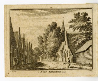 Antique Print-BERKENWOUDE-NOORD HOLLAND-VIEW-Spilman-de Beijer-1746