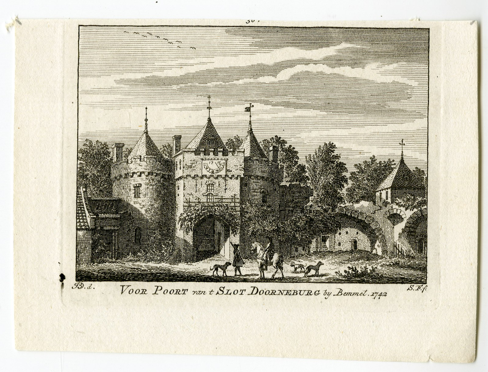 Pco 26166 416x317 Antique Print-DOORNENBURG CASTLE-GELDERLAND-Spilman-de Beijer-1746