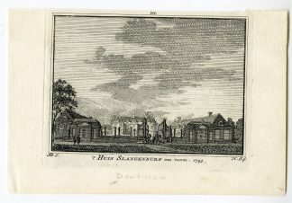 Antique Print-SLANGENBURG CASTLE-DOETINCHEM-Spilman-de Beijer-1746