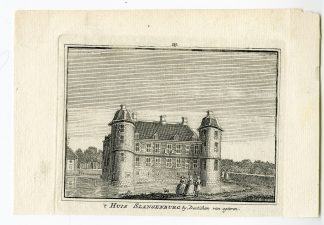 Antique Print-SLANGENBURG CASTLE-DOETINCHEM-Spilman-de Beijer-1746