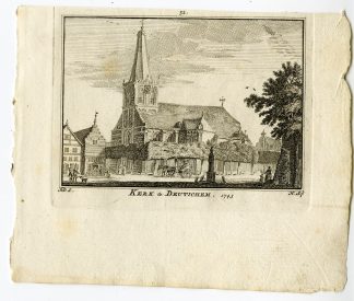 Antique Print-CHURCH-DOETINCHEM-Spilman-de Beijer-1746