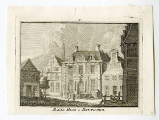 Antique Print-CITY HALL-DOETINCHEM-Spilman-de Beijer-1746