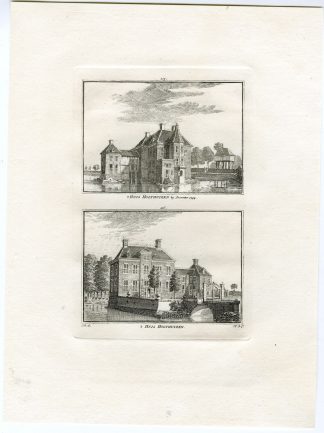 Antique Print-HOLTHUIZEN CASTLE-DEVENTER-Spilman-de Beijer-1746