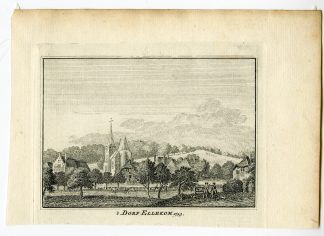 Antique Print-ELLECOM-ELLEKOM-VIEW-Spilman-de Beijer-1746
