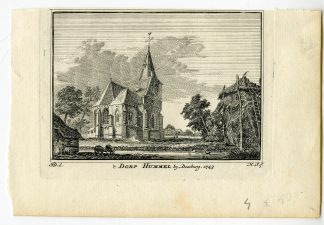 Antique Print-HUMMELO-DOESBURG-VIEW-Spilman-de Beijer-1746