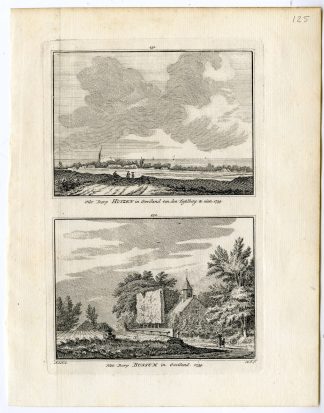 Antique Print-HUIZEN-BUSSUM-GOOI-VIEW-Spilman-de Beijer-1746