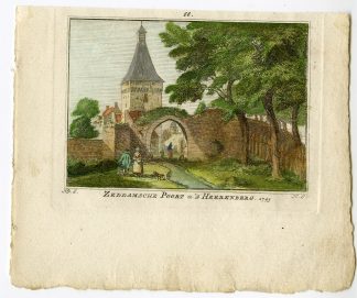 Antique Print-ZEDDAMSE POORT-'S HEERENBERG-Spilman-de Beijer-1746