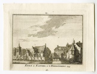 Antique Print-CHURCH-CASTLE-'S HEERENBERG-Spilman-de Beijer-1746