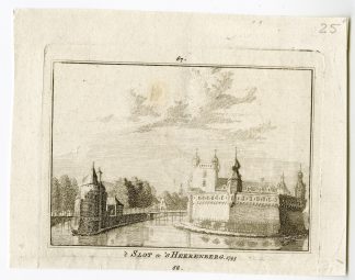 Antique Print-CASTLE-'S HEERENBERG-Spilman-de Beijer-1746
