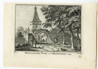 Antique Print-ZEDDAMSE POORT-'S HEERENBERG-Spilman-de Beijer-1746