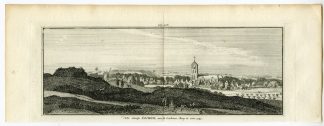 Antique Print-LOCHEM-LOCHEMSE BERG-VIEW-Spilman-de Beijer-1746
