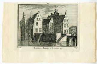 Antique Print-LOENEN CASTLE-LOINEN-SLIJK EWIJK-Spilman-de Beijer-1746
