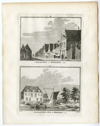 Antique Print-MEDEMBLIK-KOGGENHUIS-ADMIRALTY-Spilman-de Beijer-1746