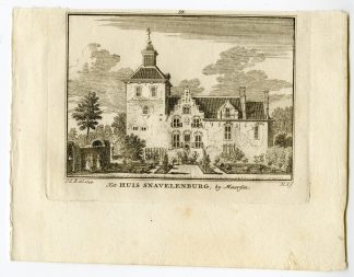 Antique Print-MAARSSEN-HUIS SNAVELENBURG-Spilman-de Beijer-1746