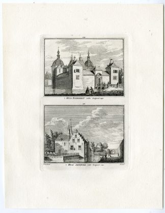 Antique Print-ENDEGEEST CASTLE-ABTSPOEL-OEGSTGEEST-Spilman-de Beijer-1746