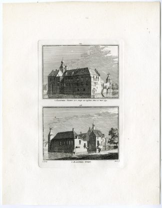 Antique Print-OIJEN CASTLE-OYEN-Spilman-de Beijer-1746