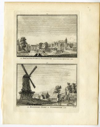 Antique Print-PURMEREND-BEEMSTERPOORT-HOORNSE-Spilman-de Beijer-1746