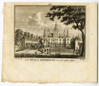 Antique Print-RENSWOUDE CASTLE-Spilman-de Beijer-1746