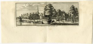 Antique Print-BENSCHOP-IJSSELSTEIN-VILLAGE-Spilman-de Beijer-1746