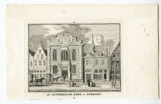 Antique Print-UTRECHT-LUTHERAN CHURCH-Spilman-de Beijer-1746