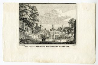 Antique Print-UTRECHT-CHILDREN'S HOME-Spilman-de Beijer-1746