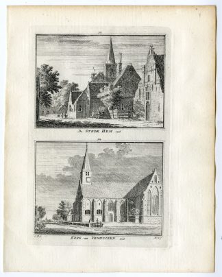Antique Print-HEM-VENHUIZEN-VILLAGE-Spilman-de Beijer-1746