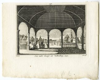 Antique Print-BREDA-VALKENBERG-PARK-Spilman-de Beijer-1746