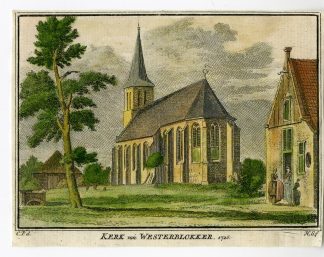 Antique Print-BLOKKER-WESTERBLOKKER-CHURCH-Spilman-de Beijer-1746