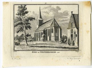 Antique Print-BLOKKER-WESTERBLOKKER-CHURCH-Spilman-de Beijer-1746