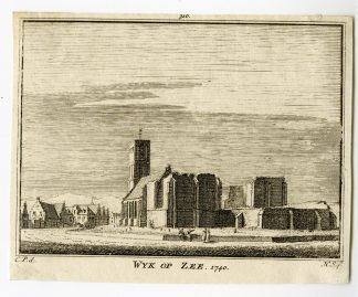 Antique Print-WIJK AAN ZEE-VILLAGE-Spilman-de Beijer-1746