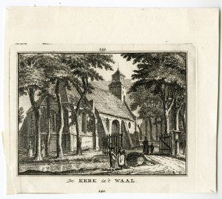 Antique Print-HET WAAL-CHURCH-Spilman-de Beijer-1746