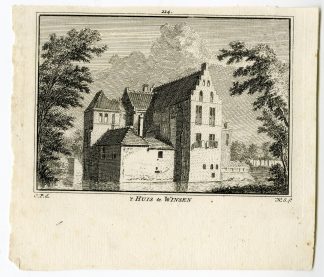 Antique Print-WINSSEN-NIJMEGEN-CASTLE-Spilman-de Beijer-1746