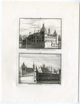Antique Print-WARMOND CASTLE-OUD TEYLINGEN-Spilman-de Beijer-1746