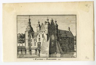 Antique Print-BOXMEER CASTLE-BOKSMEER-Spilman-de Beijer-1746