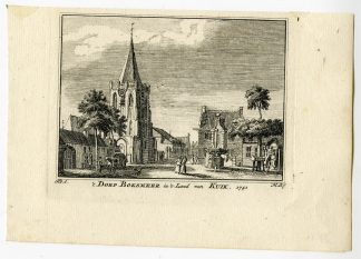 Antique Print-BOXMEER VIEW-BOKSMEER-Spilman-de Beijer-1746