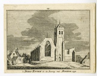 Antique Print-ETTEN LEUR-NOORD BRABANT-VILLAGE-Spilman-de Beijer-1746