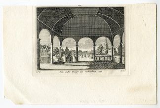 Antique Print-VALKENBERG PARK-BREDA-Spilman-de Beijer-1746