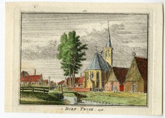 Antique Print-TWISK-VILLAGE-Spilman-de Beijer-1746