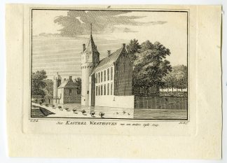 Antique Print-WESTHOVE CASTLE-OOSTKAPELLE-Spilman-de Beijer-1746