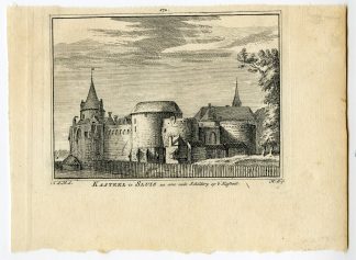 Antique Print-SLUIS-CASTLE-KASTEEL-Spilman-de Beijer-1746